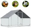 PawHut – oceľový kurník s výbehom, 300 x 200 x 200 cm Náhľad obrázku produktu 8