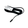 A black NTC probe with a cable and a label attached to the cable, isolated on a white background. Voir les images du produit