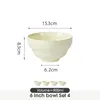 Schale set 4er Ø15,3cm Keramik Suppenschale Reisschalen Produktbild-Vorschau 2