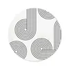 MuchoWow® Mauspad Mousepad Abstrakt - Linien - Schwarz - Produktbild-Vorschau 1