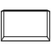 vidaXL Konsolentisch Schwarz 120x35x75 cm Hartglas Produktbild-Vorschau 8