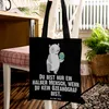 Mr. & Mrs. Panda Tote Bag Ozeanograf Herz - Schwarz - Produktbild-Vorschau 2