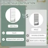A comparison of a metal shoe cabinet versus a wooden shoe cabinet, highlighting their features and benefits. Produktbild-Vorschau