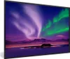MuchoWow® MuchoWow® Gerahmtes Poster Nordlichter - Schnee - Produktbild-Vorschau 1