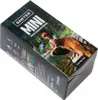 A box for a Sawyer MINI water filtration system, showing a person and a dog in an outdoor setting. Produktbild-Vorschau