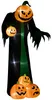 HOMCOM 240cm Aufblasbar Kürbisgeist Halloween Horror Deko Produktbild-Vorschau 1