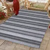 Outdoor Teppich Wetterfest 120x170 Rechteck Schwarz für Produktbild-Vorschau 2