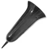 2er Set Grabvase Kunststoff Schwarz 23 cm Grabschmuck Produktbild-Vorschau 3