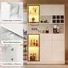 Merax Vitrine mit LED, Hochschrank mit 6 Türen und 2 Produktbild-Vorschau 10