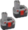 2x Trade-Shop Werkzeug Ni-MH Akku 14,4V 3000mAh für Bosch Produktbild-Vorschau 1