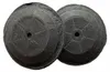 Two round charcoal filters are shown against a white background. Produktbild-Vorschau