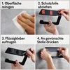 DEKAZIA® Toilettenpapierhalter ohne Bohren schwarz | Produktbild-Vorschau 8