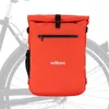 Wiltec Sacoche sac à dos étanche pour porte-bagages rouge – Voir les images du produit 1