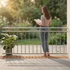 Mucola ringhiera per balcone argentoFrancese per balcone Anteprima dell’immagine prodotto 4