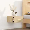 vidaXL Nástenný nočný stolík Sonoma Oak 35x35x20 cm Náhľad obrázku produktu 3