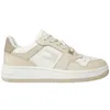 A side view of a single beige and white Tommy Hilfiger sneaker against a white background. Náhled obrázku produktu