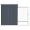 vidaXL Cage à poules avec enclos Anthracite 165x251x181 cm Voir les images du produit 4