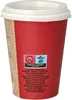 Trinkbecher, Pappe mit Deckel, PS "To Go" 0,3 l Ø 9 cm · Produktbild-Vorschau 3