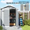 Outsunny Abri de jardin cabanon en résine polypropylène Voir les images du produit 4