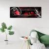 Toile Le secret du rouge 90x30 Feeby Rouge image pour le Voir les images du produit 3