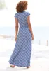 LASCANA Maxikleid mit Gummizug in der Taille und Produktbild-Vorschau 3
