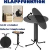 NAIZY Stehtisch Klappbar Stehtische Bistrotisch Ø 80cm Rund Produktbild-Vorschau 2