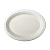 PAPSTAR Assiette en canne à sucre "pure" ovale 260 x 200 mm Voir les images du produit 1
