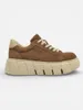 Damen-Sneakers Flora Beige Leder Bequem für den Sommer, Produktbild-Vorschau 4