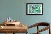Bild 30x20 MDF-Rahmen, Wandkunst tropische Blätter Produktbild-Vorschau 2