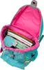 An open backpack with school supplies inside. Anteprima dell’immagine prodotto