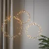 LED Kranz 'Curly' - 200 warmweiße LED - D: 35cm - schwarz Produktbild-Vorschau