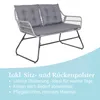 SVITA CAPRI Balkonmöbel-Set Polyrattan Sitzgruppe Outdoor Produktbild-Vorschau 5