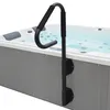 A black handrail attached to the side of a hot tub. Produktbild-Vorschau