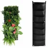 Merco Vertical Grow Bag 7 Fioriere da parete in tessuto Anteprima dell’immagine prodotto 3
