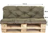 Vankúše na sedadlo 120x50 / operadlo 120x50cm | Vankúš na Náhľad obrázku produktu 2