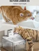 Katzenbrunnen Kabellos, 2.5L Trinkbrunnen mit Produktbild-Vorschau 6