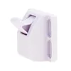 A single white plastic child safety lock is shown against a white background. Voir les images du produit