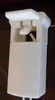A white plastic product, likely a component for blinds or curtains, is shown against a dark wooden surface. Produktbild-Vorschau