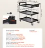 VEVOR Mehrzweckwagen, Tragkraft 226 kg, 3-lagiger Produktbild-Vorschau 8