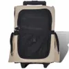 vidaXL Trolley für Haustiere 3-in-1 Faltbar Beige Produktbild-Vorschau 8