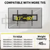 Uchwyt ścienny TV obrotowy do telewizorów 37-75 cali z Podgląd zdjęcia produktu 2