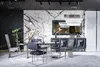 Esszimmer Stuhl Luxus Metall mit Textil Stühle Stil Modern Produktbild-Vorschau 4