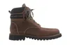 A brown leather boot is shown against a white background. Voir les images du produit