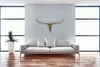 Wohnling Deko Geweih Bull M Aluminium Design Hörner 100cm Produktbild-Vorschau 4