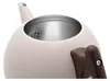 Bredemeijer Bella Ronde teiera 1,2l beige marrone 101016 Anteprima dell’immagine prodotto 3