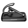 A black Bluetooth headset and its charging case are displayed against a white background. Produktbild-Vorschau