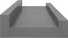 vidaXL Wandregale 4 Stk. Grau 40x9x3 cm Produktbild-Vorschau 7