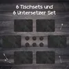 Tischset 6x45x30 cm + 6x10fi cm Platzset Tischmatte Produktbild-Vorschau 4