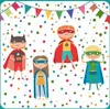tradingbay24 Party-Set Superhelden (60-teilig: Servietten, Produktbild-Vorschau 4