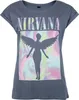 Nirvana T-Shirt Damen In Utero Crystals blau M Produktbild-Vorschau 1